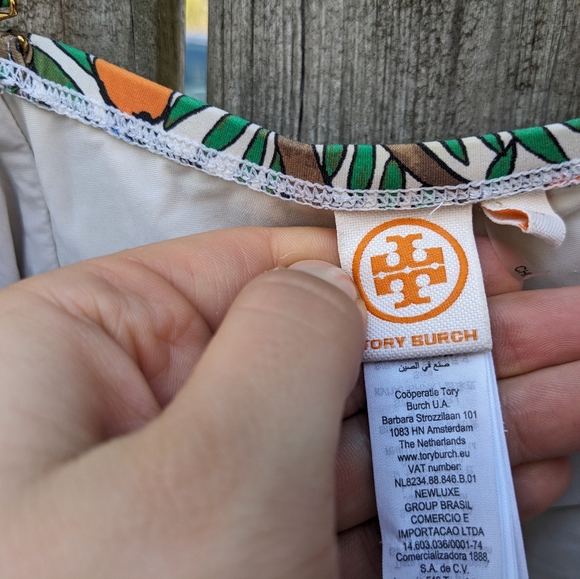 Tory Burch one piece tropical swimsuit with cups - Picture 5 of 6